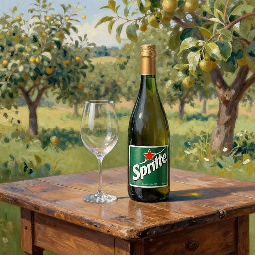 Italian Orchard Wine Scene Painting