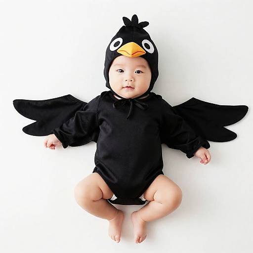 Adorable Infant Crow Costume