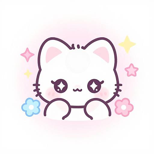 Kawaii Chibi Animal Logo Design