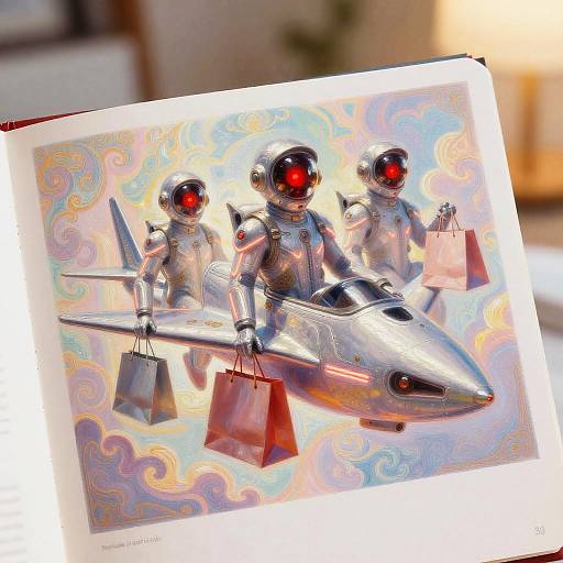 Futuristic Pilots in Dreamy Rococo Style