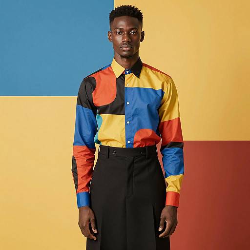 Confident Fashion Portrait of a Black Man