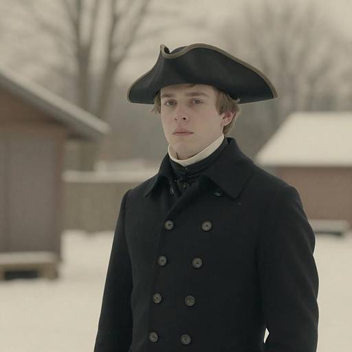 Winter Portrait: Tricorn Hat Young Man