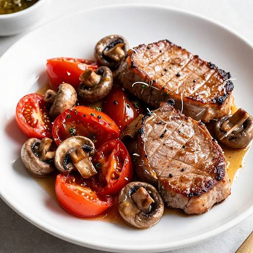 Pork Loin Chops with Veggies