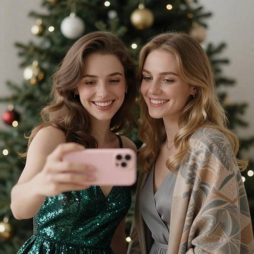 Joyful Selfie Christmas Celebration