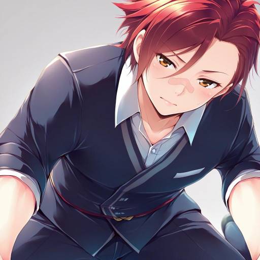 Illustration of Aizen kunitoshi, touken ranbu in the style of Kanzakietc