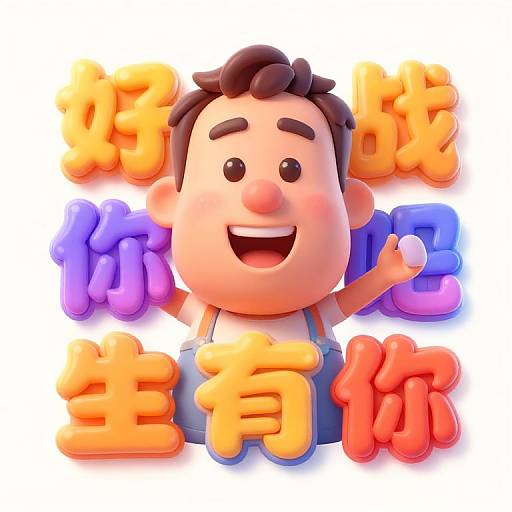 3D Realistic Fun Graphic Ad