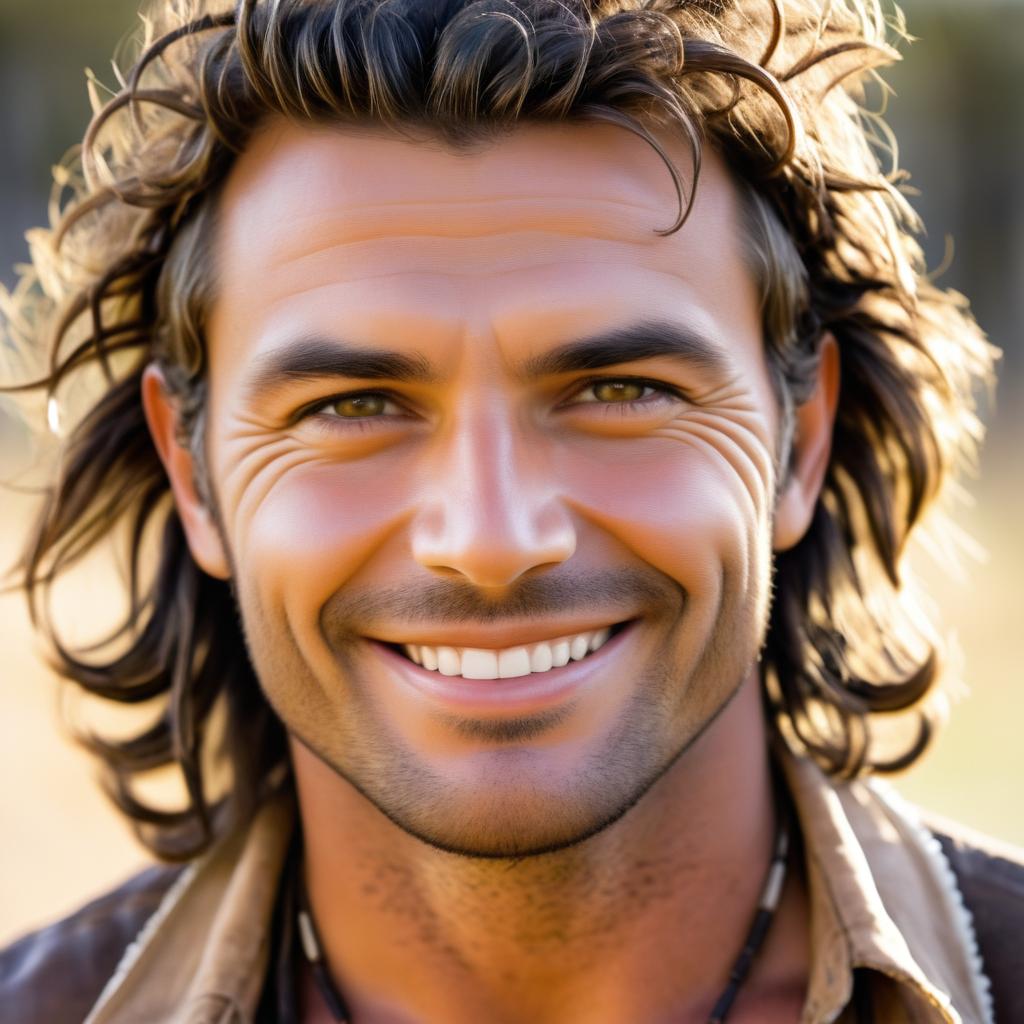 Rugged Australian Man: A Portrait of Beauty