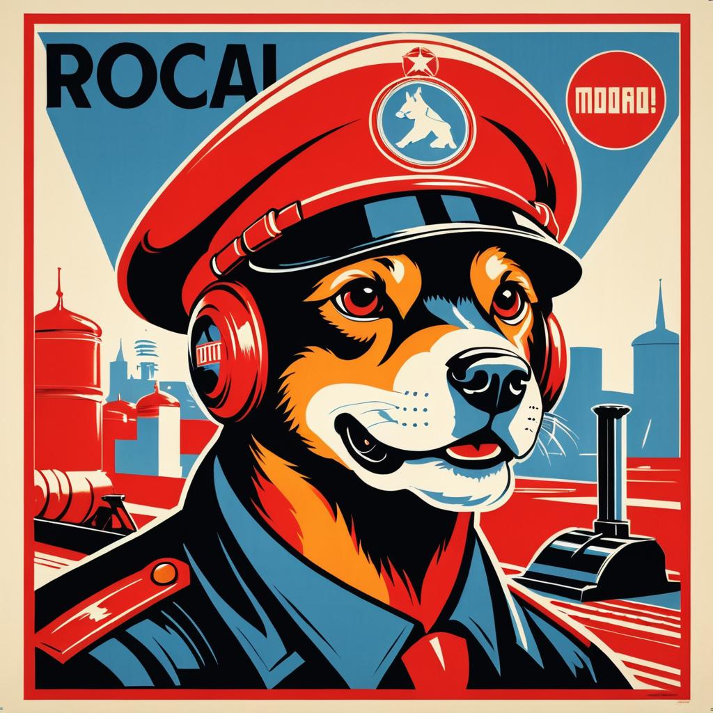 Heroic Worker Dog: Soviet Propaganda Art