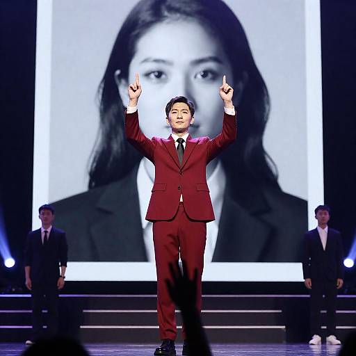 Live Performance with Dramatic Stage Setup