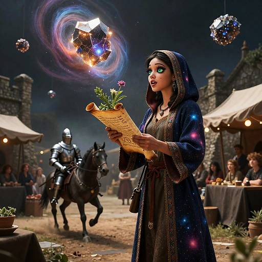 Crystalline Asteroid Bazaar and Joust