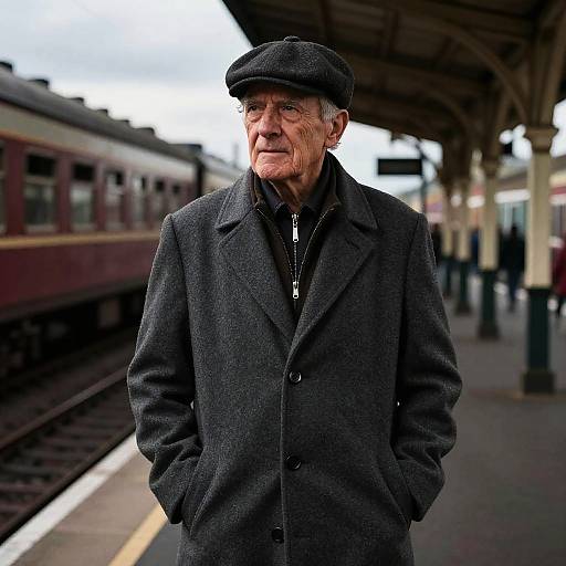 Senior Man with Mini Twists Style