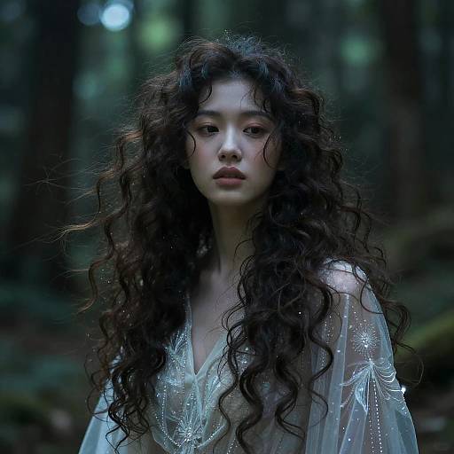 Ethereal Mystic in Enchanted Forest