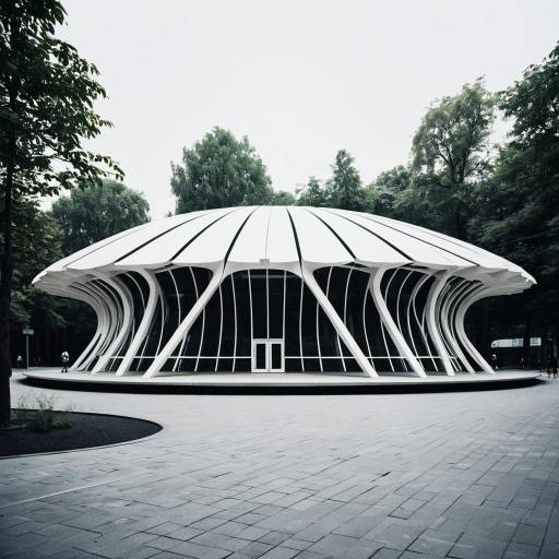 Futuristic Ground Floor Pavilion at Urban Zoo