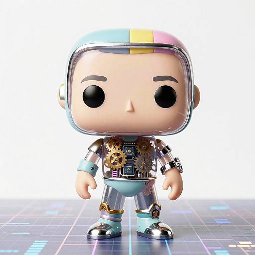 Futuristic AI Funko Pop Bobblehead