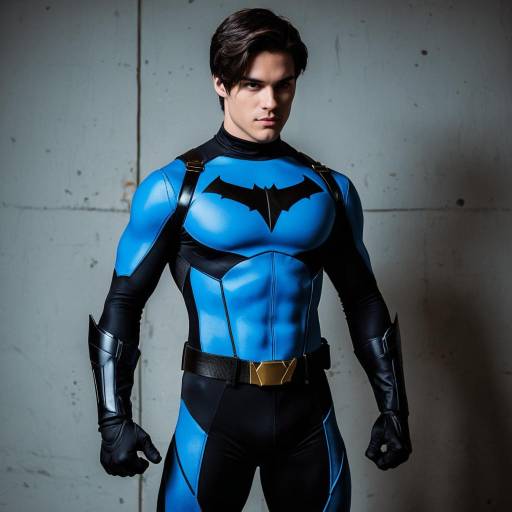 Realistic Nightwing Cosplay Costume Design