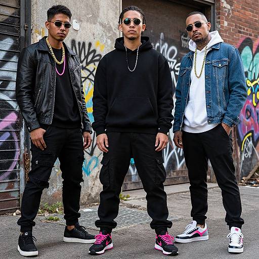 Edgy Urban Street Fashion Scene