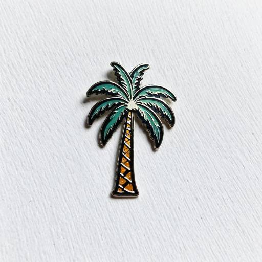 Palm Tree Enamel Pin