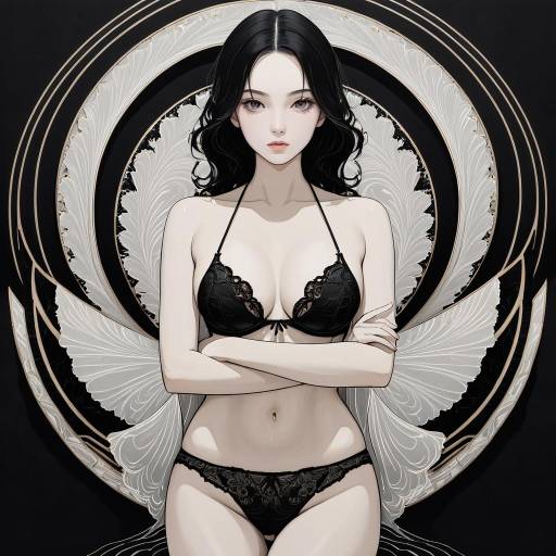 Elegant Indie Allure with Lingerie Elegant Indie Allure with Lingerie