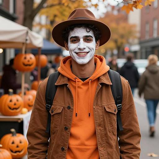Photorealistic Halloween Portrait of a Guy