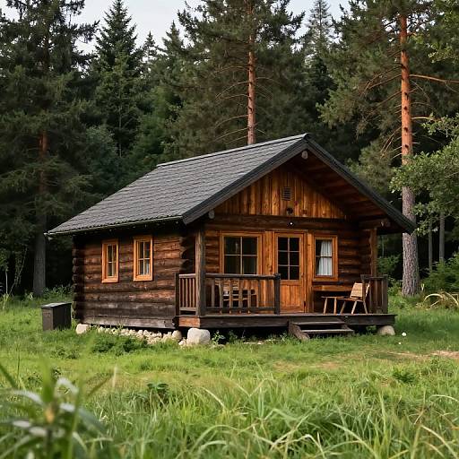 Rustic Cabin in Serene Nature