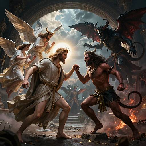 Divine and Infernal Portal Clash