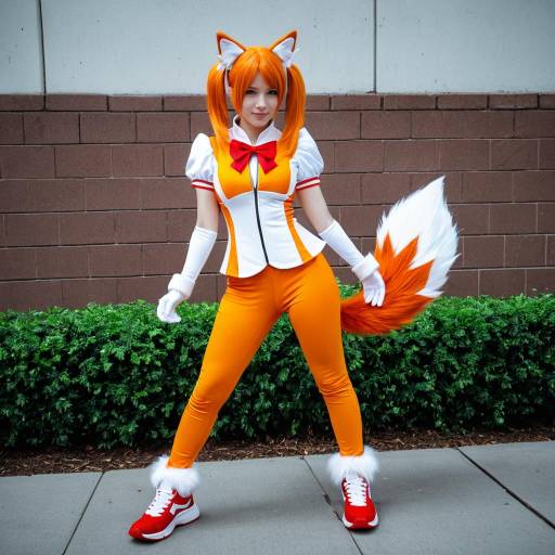Vibrant Miles Tails Prower Cosplay Outfit