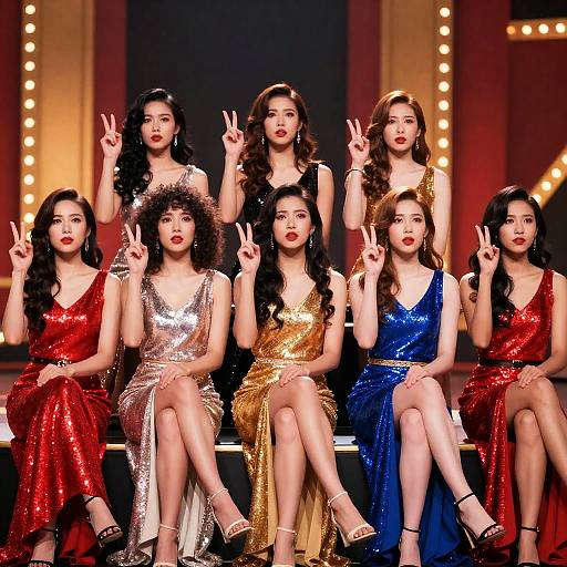 Glamorous Women with Bold Hairstyles