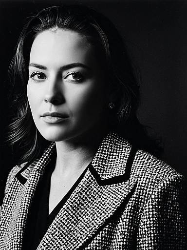 Photorealistic Studio Portrait of Designer Woman