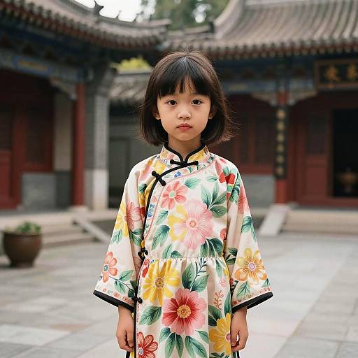 Photorealistic Chinese Fashion Portrait