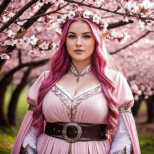 Enchanting Plus Size Elf Portrait