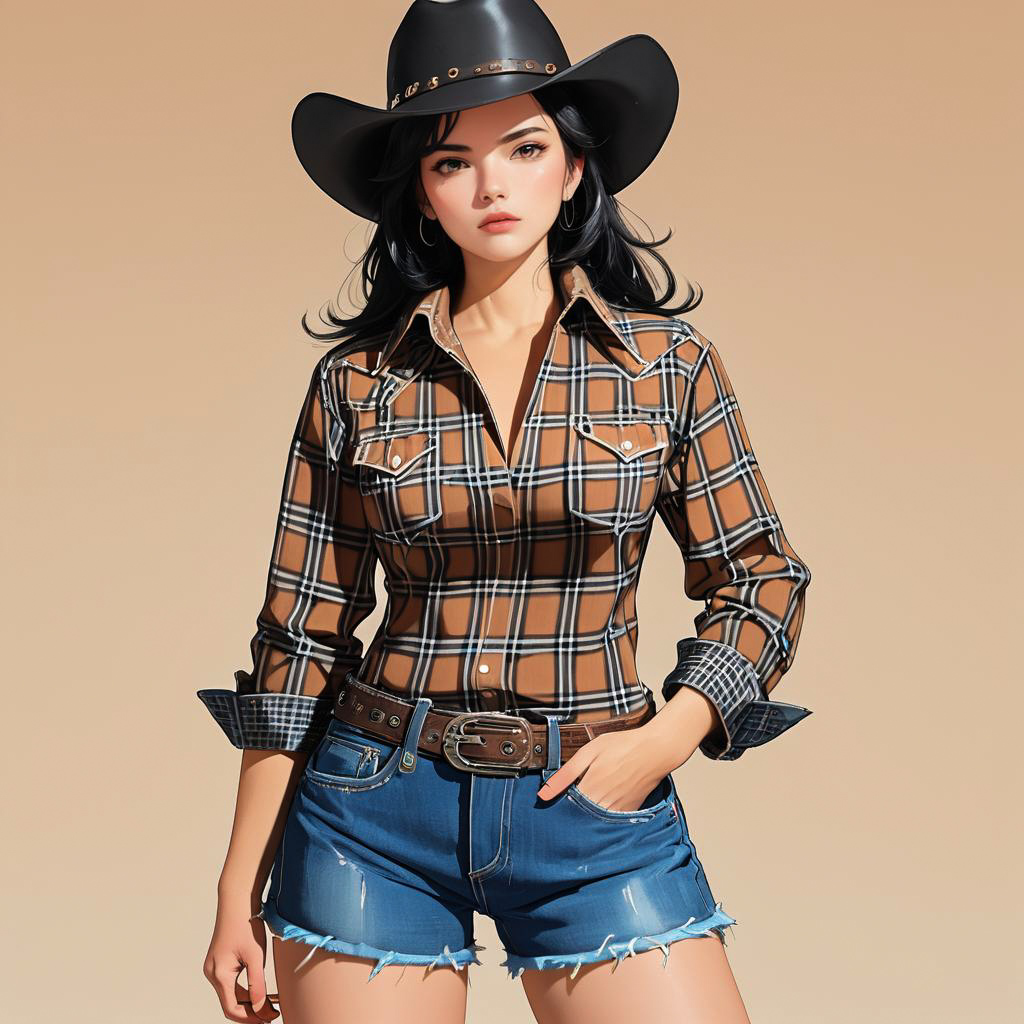 Retro 80s/90s Cowgirl Gunslinger Style