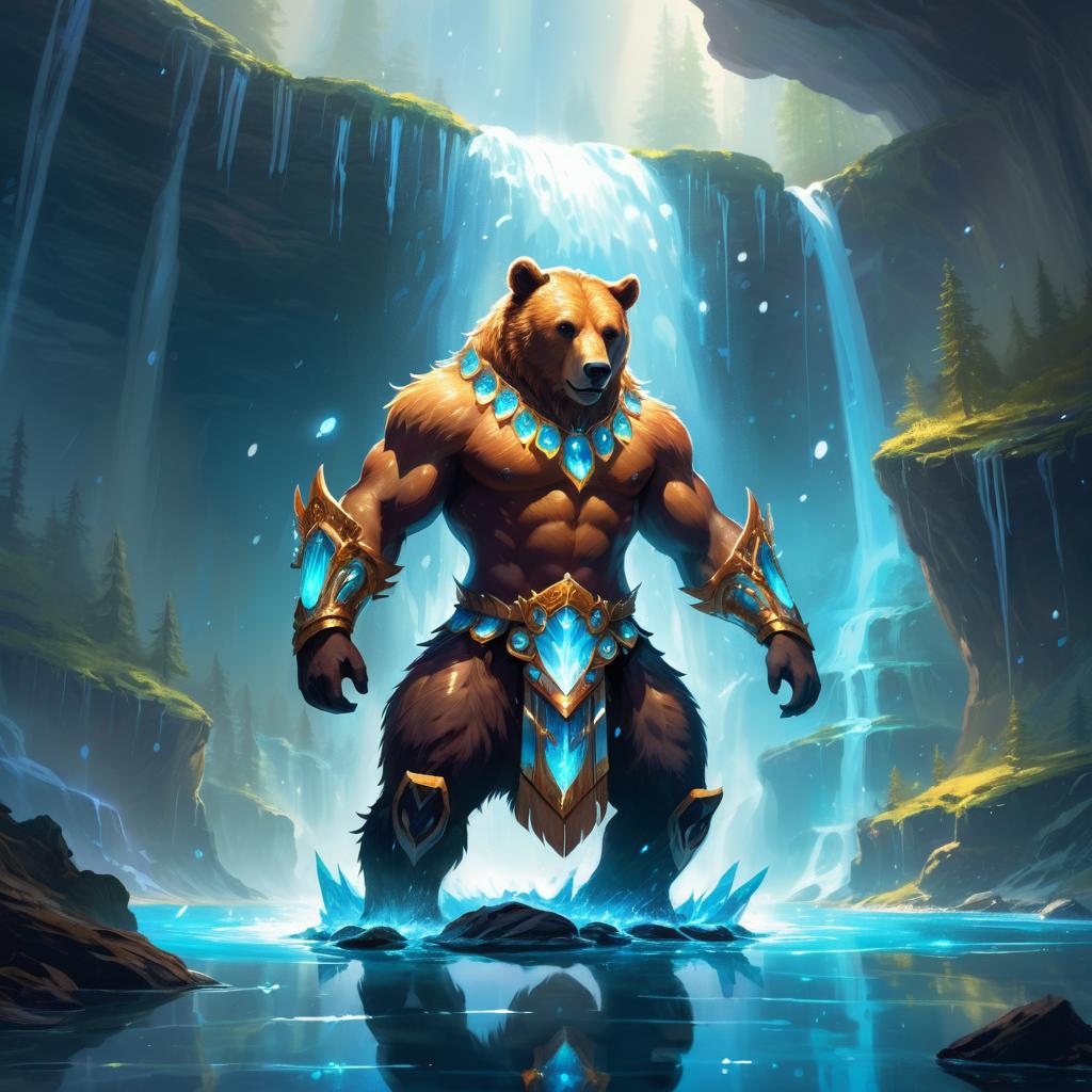 Mystical Centaur-Bear by Enchanted River