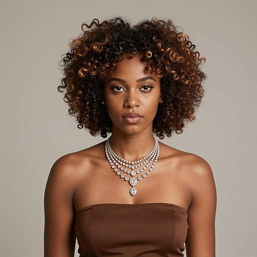 Elegant Portrait of a Black Woman