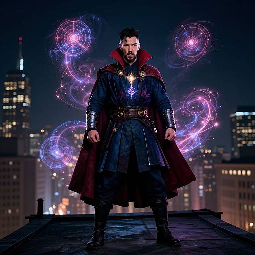 Doctor Strange Mystical Rooftop Glow