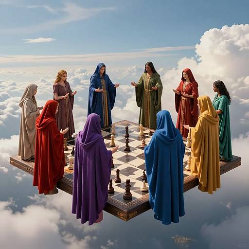 Ethereal Chessboard of Destiny