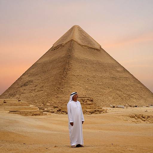 Ancient Pyramid at Golden Hour