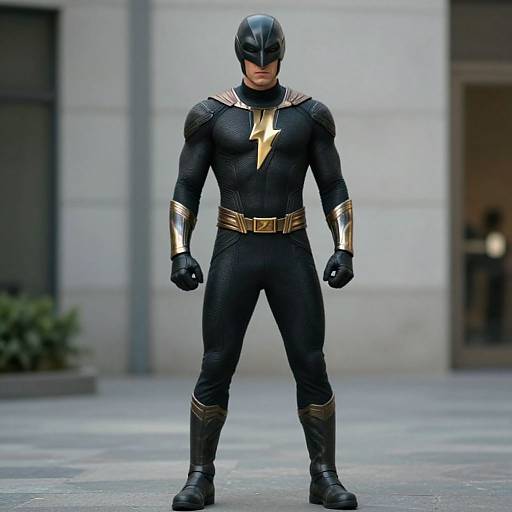 Black Adam Fate Suit Full Body