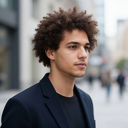 Realistic Portrait of Fit European Man