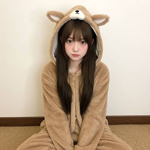 Animegao Kigurumi Girl in Pajamas
