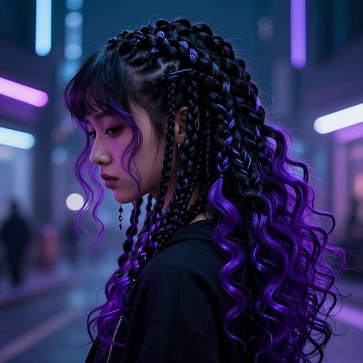 Futuristic Cyberpunk Hair Styles