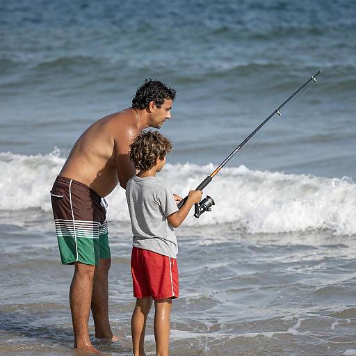 Father and Son Fishing Adventure