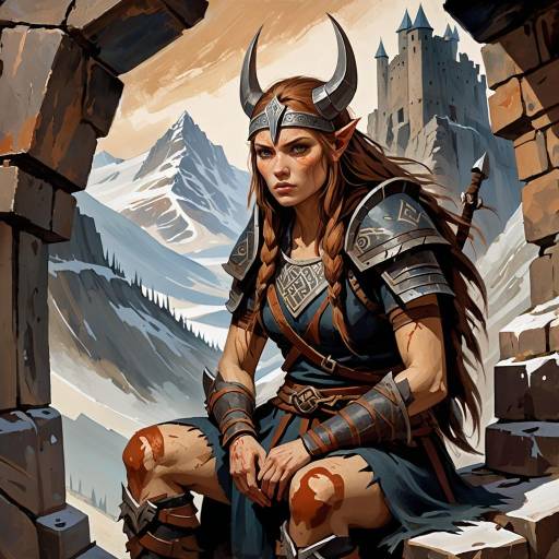 Sorrowful Berserker in Mountain Fortress