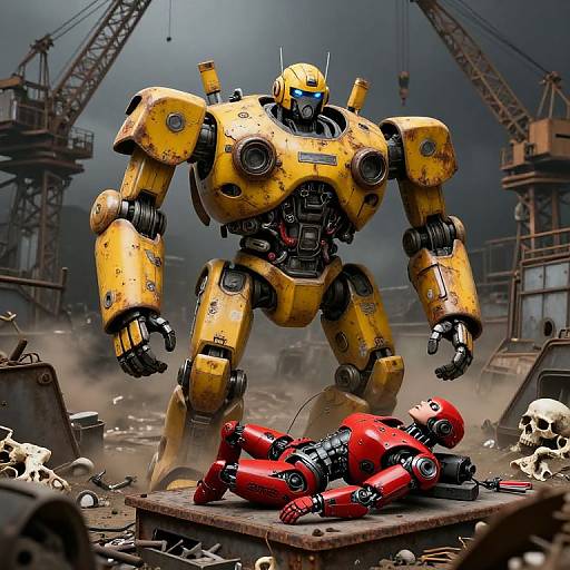 Apocalyptic Robot Repair Workshop