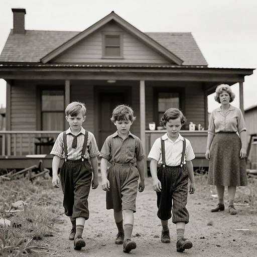 1920s Coal Mine Kids Enter 1970s Home