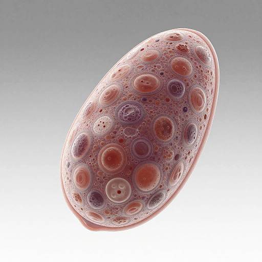 Detailed Digital Render of Bird Testicles