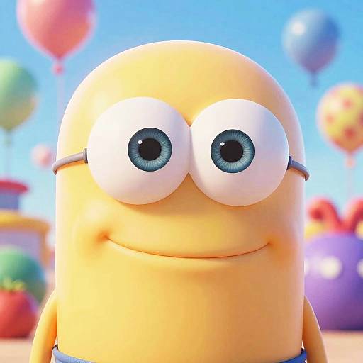 Flirty Animated Character with Smirk