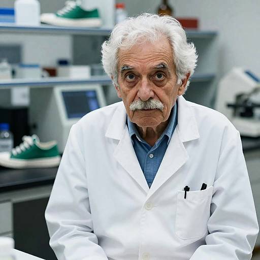 Curious Scientist in a Lab Setting