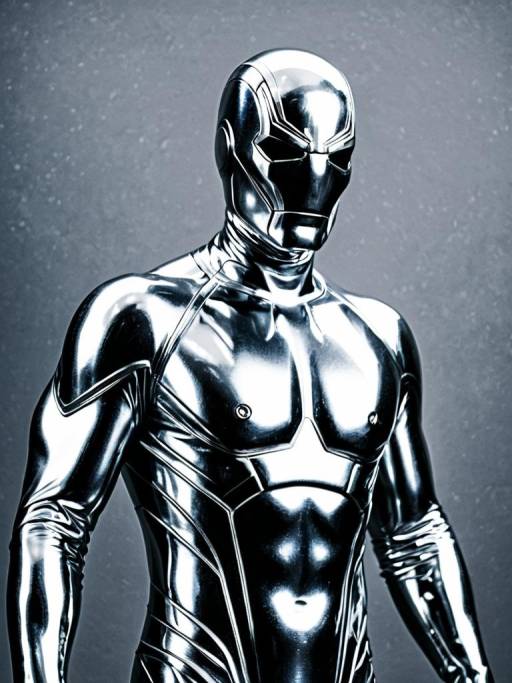 Cinematic Portrait of Silver Surfer Costume
