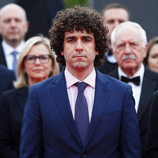 Formal Portrait in a Crowded Setting