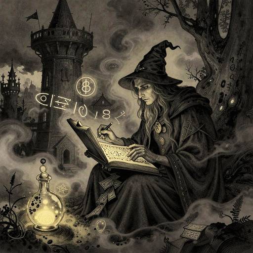 Mysterious Wizard in Dark Tower